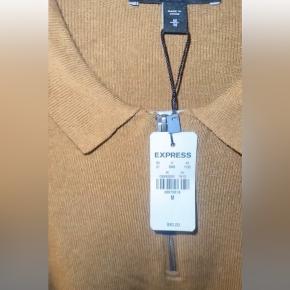 Men’s Quarter Zip Sweater - Picture 4 of 4